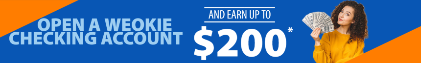 $200 Checking Promo with *