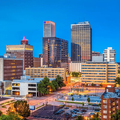 Oklahoma City downtown skyline