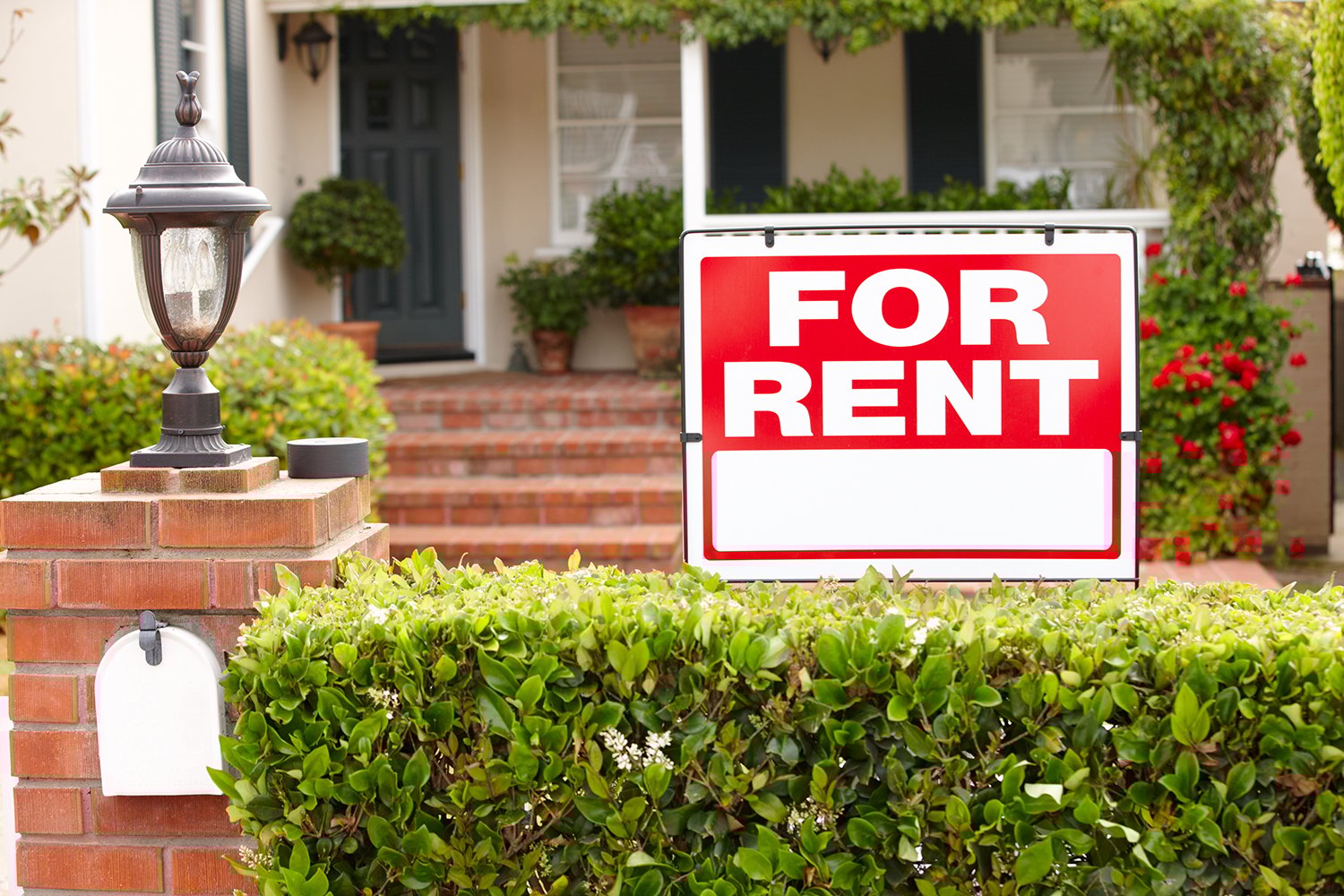 A house purchased with a rental property loan is available for rent.