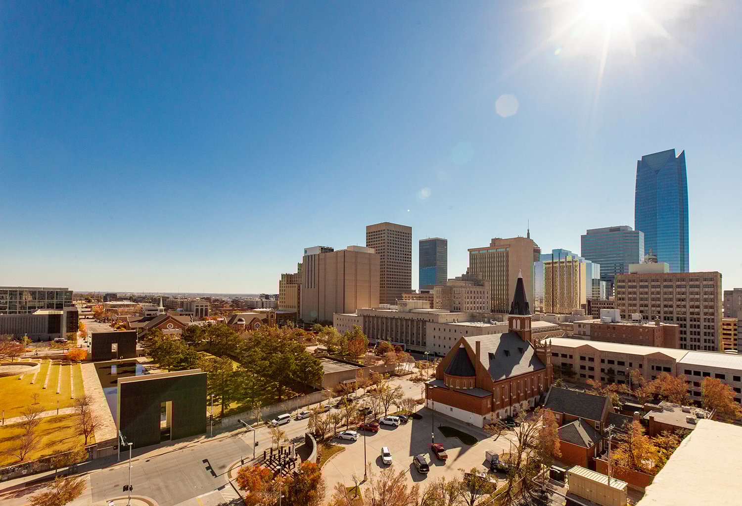 A view of Oklahoma City, OK.