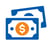 Checking account cash bonus icon