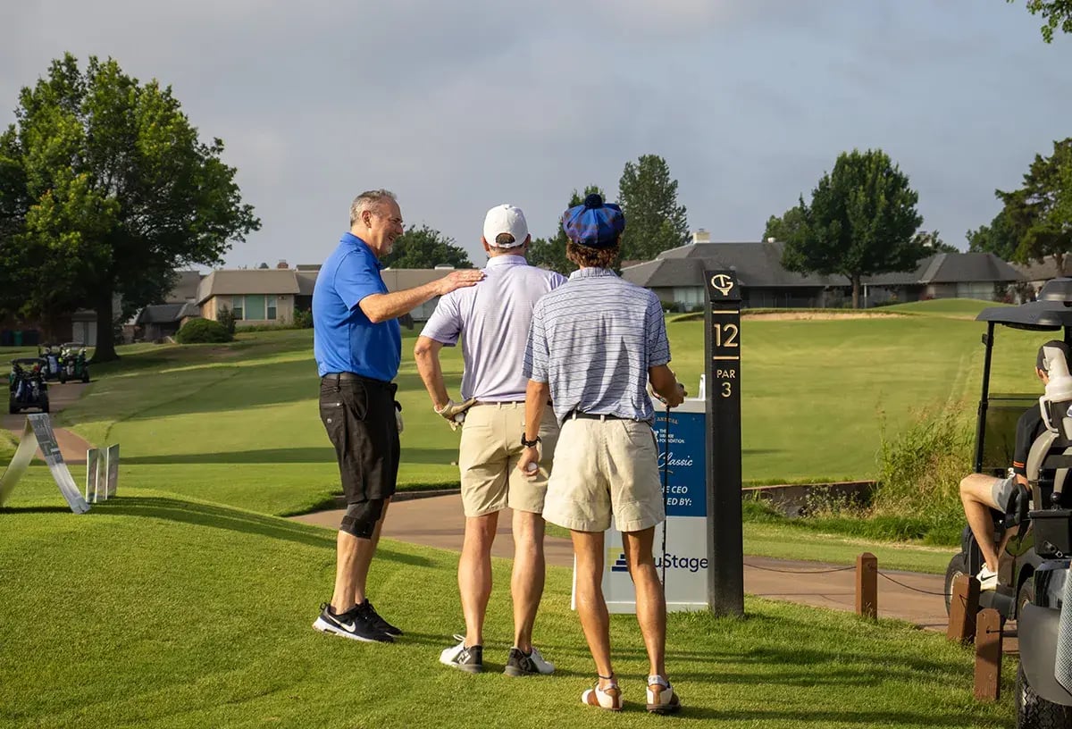 Participants at the course during the 20th Annual WEOKIE Foundation Golf Classic
