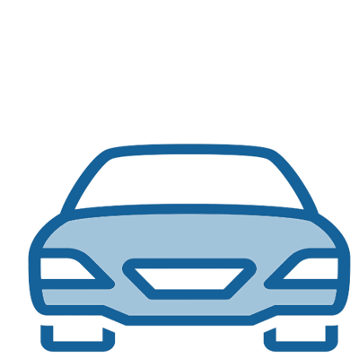Blue car Icon