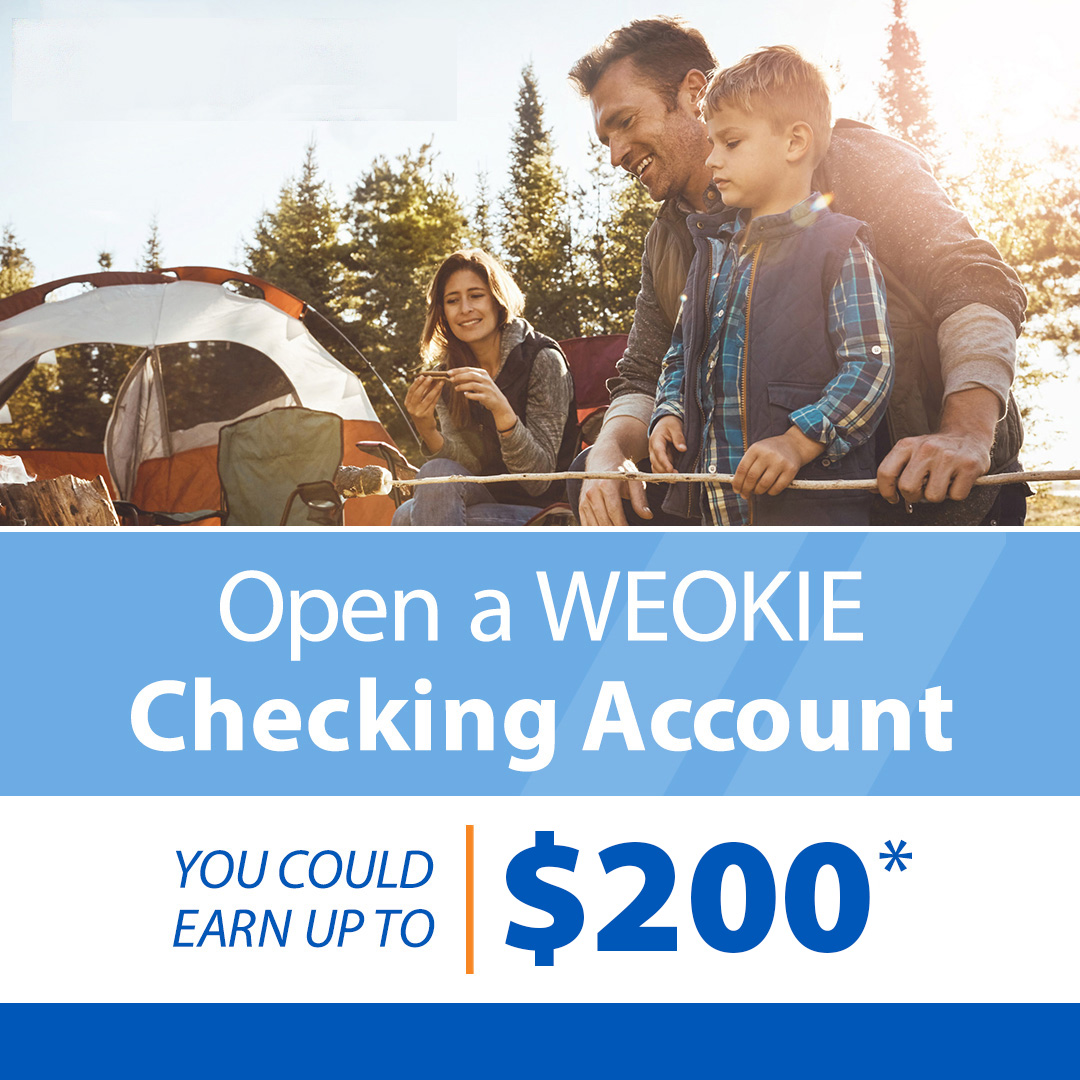 Open a Checking Account Get $200 Webpage Image - 1080x1080