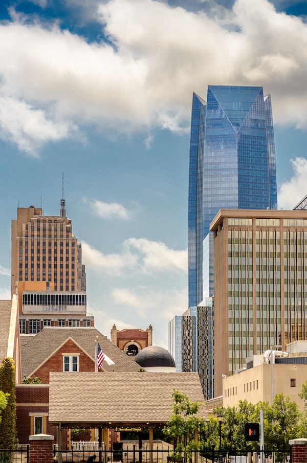 Buildings in downtown Oklahoma City