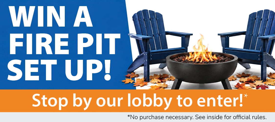 Win a Firepit digital sign2