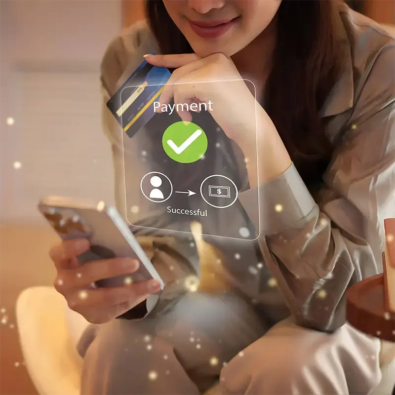 Person on phone with notifi real-time alerts