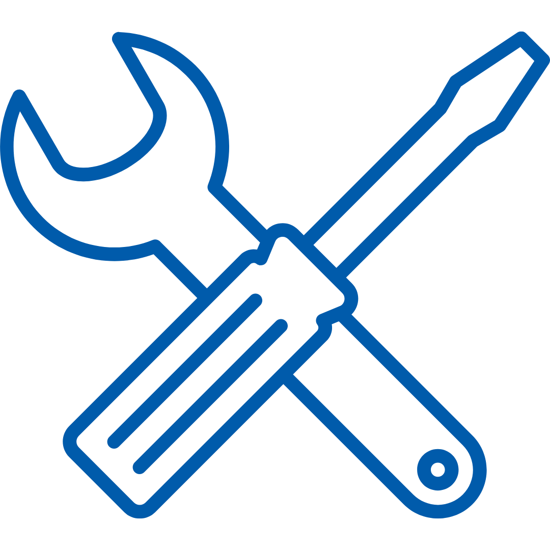 Maintenance Icon - WEOKIE Blue - big
