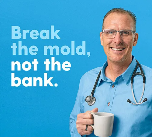 break the mold not the bank